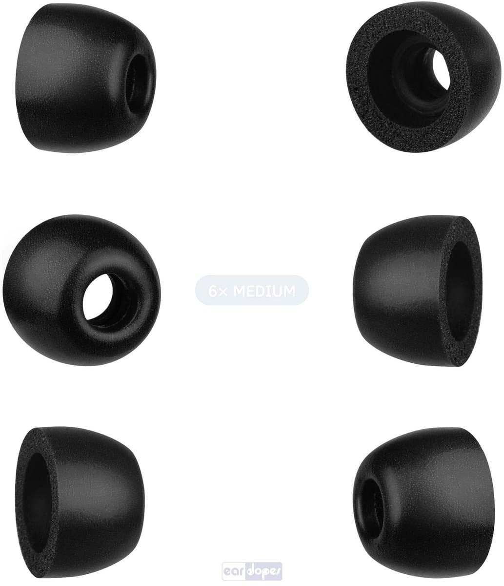 Foam eartips standard - 6× Medium - foamigo® — afbeelding 1
