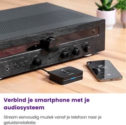 Marmitek BoomBoom 93 Bluetooth Receiver - Bluetooth ontvanger - aptX Low Latency - Digitale audio-uitgang — thumbnail 5