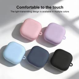 XDcase - hoesje geschikt voor Samsung Galaxy Buds 4 / 4 pro soft case cover - roze - TPU hoesje Beschermhoes - Samsung Galaxy Buds 4 / 4 Pro Cover - Buds4 hoesje - gel hoesje met sleutelhanger — thumbnail 5