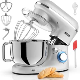 Krachtige Keukenmachine 2000W met Grote RVS Mengkom 6,2L en Accessoires — thumbnail 1