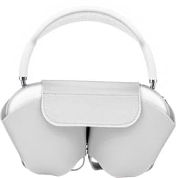 Phreeze Koptelefoon Hoes geschikt voor o.a JBl, Sony, Bose Hoofdtelefoon - Opberghoes - Hygienisch - Headphone Case - Zacht PU leer - Wit — thumbnail 1