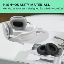kwmobile 2x oorkussens geschikt voor JBL Tune 770NC / 770 / 720BT / 720 - Earpads voor koptelefoon in zwart — thumbnail 4