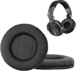 kwmobile 2x oorkussens geschikt voor Pioneer HDJ-1000/HDJ-2000/HDJ-1500 - Earpads voor koptelefoon in zwart — thumbnail 2