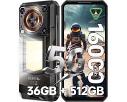 OUKITEL WP56 Robuuste Smartphone 5G - 36GB RAM - 512GB ROM - 16000 mAh - Android 15 - 6,8 inch - 108MP Camera - IP68/IP69K Outdoor Telefoon - Zwart