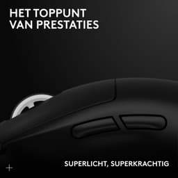 Logitech G Pro X Superlight 2 - Draadloze Gaming Muis - Lightspeed - Zwart — thumbnail 3