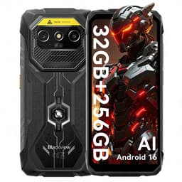 Blackview ROCK 1 Pro - Robuuste Smartphone met 2D Scanner - 4G - 32GB RAM - 256GB ROM - 6.56 inch - 15000mAh Robuuste Telefoon - Android 16 - Nachtzicht - NFC - GPS - Zwart — thumbnail 1