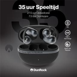 DunRock Clip - Earclips Bluetooth Oordopjes - Open Ear Draadloze oortjes — thumbnail 3
