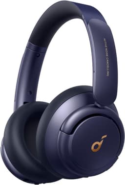 soundcore Q30 by Anker Bluetooth-hoofdtelefoon - Hybride actieve geluidsisolatie - Individuele modi - Hi-Res geluid - EQ in app - 40h batterij - Comfortabele grip - Verbinding van 2 apparaten - Blauw — thumbnail 1