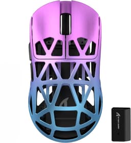 ATTACK SHARK R2 - Draadloze Gaming Muis - Magnesium Alloy - PAW3950MAX - Ultralichte(45g)- Wired/2.4G/BT5.2 - 42000DPI - Twilight Purple — thumbnail 1