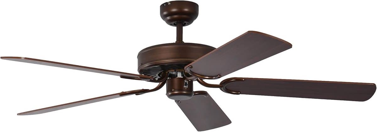 Plafondventilator zonder verlichting met omkeerbare vleugels - 132 cm voor ruimtes tot 25 m² — afbeelding 1