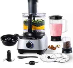 Naiz® - Keukenmachine - 1300 watt - 11 in 1 - Keukenmixer - Mixer - Multifunctioneel — thumbnail 1