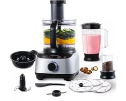 Naiz® - Keukenmachine - 1300 watt - 11 in 1 - Keukenmixer - Mixer - Multifunctioneel