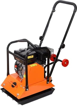 Trilplaatverdichter - Benzine Trilplaat - Motor 212 cc 6,5 pk - Verdichtingskracht 15 kN - Toerental 6400 tpm - Plaatmaat 53 x 40 cm - Handbediend - Bestrating, asfalt, funderingen — thumbnail 1