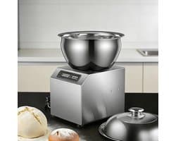 Professionele Kneedmachine - Elektrische Mixer - Bakken Thuis - Grote Capaciteit - 5kg 8kg - Zilver