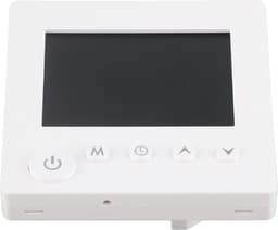Slimme Thermostaat - Programmeerb. Verwarming - Home Kantoor Hotel - LCD Kleurendisplay - 41x86x86mm - Wit — thumbnail 1