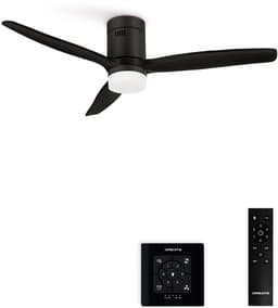 CREATE - Stille 40W plafondventilator met technische ABS bladen in verschillende maten - L - Met licht - Controller voor wandmontage - WIND CALM — thumbnail 1