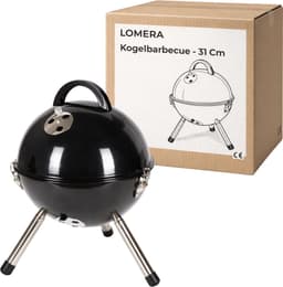 Lomera Kogelbarbecue - Houtskoolbarbecue - Houtskool BBQ - Kogel BBQ - Ronde Barbecue - Ronde BBQ - Barbecue met Deksel - Kogelbarbecue met Deksel - Mini Kogelbarbecue - Kleine Kogelbarbecue — thumbnail 2