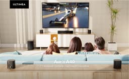 ULTIMEA Aura A40 7.1 Soundbar met App-Bediening, Subwoofer en 4 Surround-Luidsprekers – Zwart — thumbnail 2