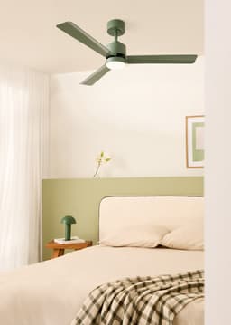CREATE - Stille plafondventilator 40W met licht - Sage - Ø132cm - WIFI + Afstandsbediening - WIND MODERN — thumbnail 4