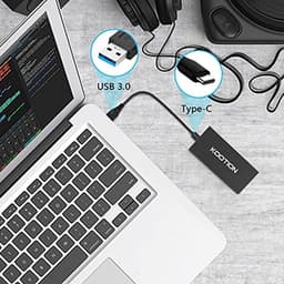 Externe SSD harde schijf 1 TB - Snelle Portable SSD tot 550 MB/s, USB 3.1 Gen2 voor Gaming en Meer — thumbnail 3