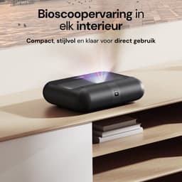 Yaber K300S Beamer – Ultra Short Throw Projector – 1000 ANSI Lumen – Full HD 1080p – Sound by JBL – Smart Projector met Google TV – Wi-Fi 6 & Bluetooth – Compacte Thuisbioscoop — thumbnail 3