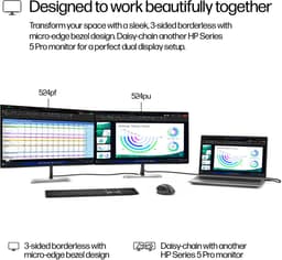 HP Series 5 Pro Serie 5 Pro 23,8 inch FHD USB-C-monitor - 524pu — thumbnail 3