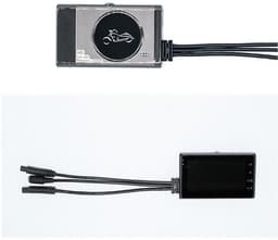 Camera motorfiets dubbele lens voor/achter dubbele opname auto DVR — thumbnail 4