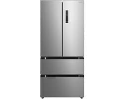 Heinner HCFD-M516INVXE++ French Door Amerikaanse Koelkast – 516 L – No Frost – LED Touch Display – InoxCool Technology & ADT Fresh System – RVS – 5 Jaar Garantie