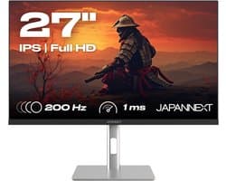JAPANNEXT Gaming Monitor 27" IPS Full HD (1920x1080) 200Hz 0.5ms | JN-I270FHD200F-HSP