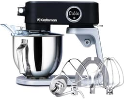 Volledig metalen keukenmachine met 8 snelheden en timerfunctie – ideaal voor elke baksessie — thumbnail 1