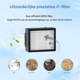 Vitdipy - 12 Stuks - Reserve filters - Robotstofzuigeraccessoires - Compatibel met de iRobot Roomba E, I, J-serie i1 i1+ i3 i3+ i4 i5 i5+i6 i6+ i7 i7+ i8 i8+ E5 E6 E7 — thumbnail 5