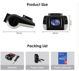 Dashcam Full HD - Full HD Camera - App bestuurbaar - Snelle installatie — thumbnail 4