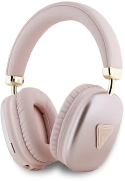 Guess Bluetooth Stereo Koptelefoon - Saffiano Triangle Logo - Roze — thumbnail 1