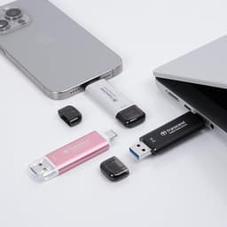 Draagbare externe SSD-harde schijf 2 TB met USB-C en USB-A - Hoge snelheid en veelzijdige compatibiliteit — thumbnail 3