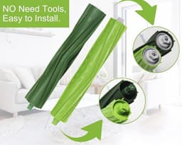4 Stuks Hoofdborstel set geschikt voor iRobot Roomba - i2 - i3 i3+ - i4 i4+ - i6 i6+ - i7 i7+ - i7plus - i8+ - J7+ - E5 E6 E7 - Stofzuiger onderdeel - Hoofdborstel — thumbnail 5
