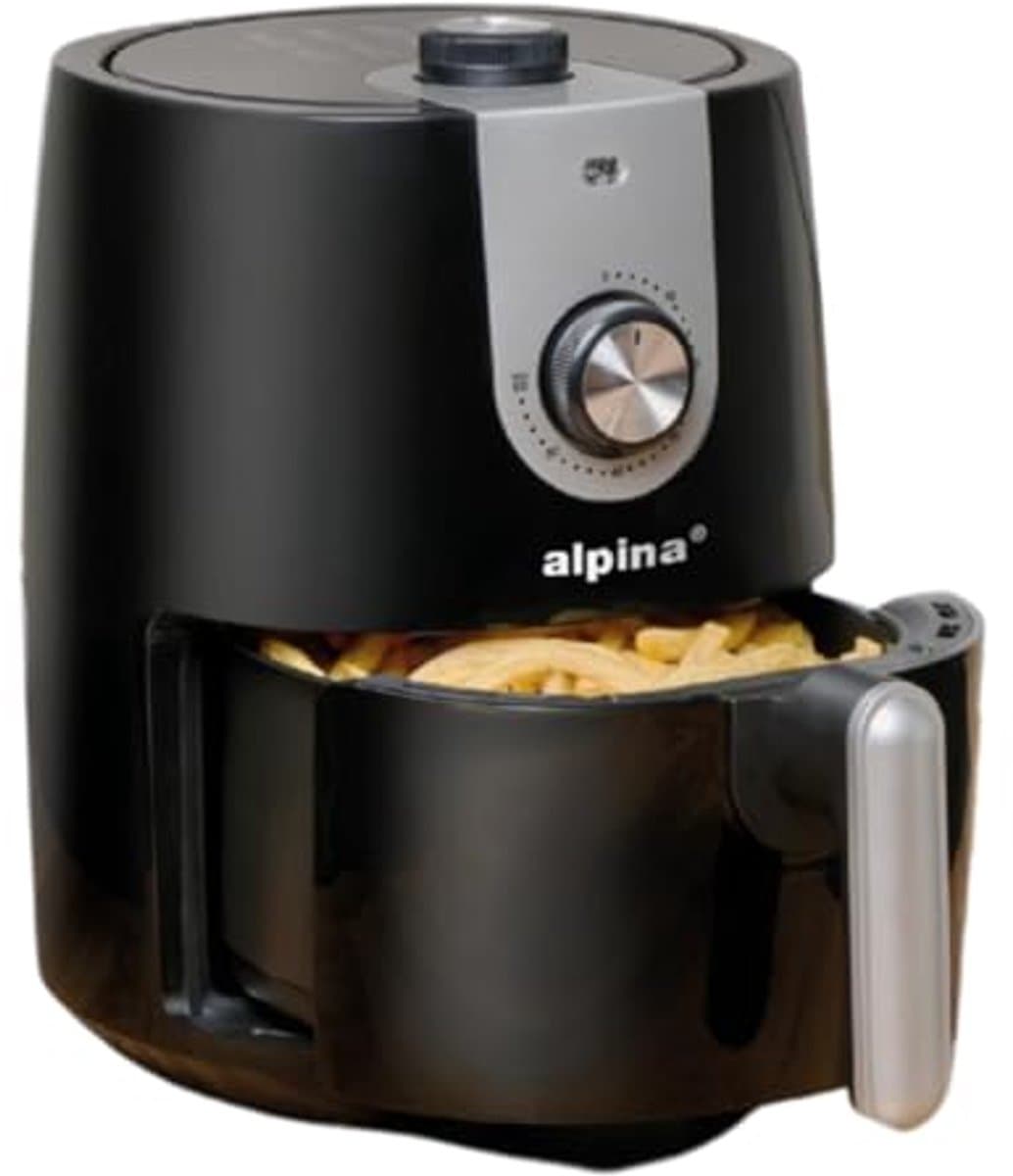 Airfryer 2L - Heteluchtfriteuse voor 2 tot 3 Personen met Timer en Aanpasbare Temperatuur - Gezond Frituren en Makkelijk schoon te maken — afbeelding 1