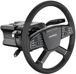 Moza Racing RS071 Trucking Wheel Bundel + Multi-Function Stalks – Professioneel Sim Racing Stuurwiel en Programmeerbare Truckbediening voor Euro/US Truck Simulator - PC — thumbnail 1