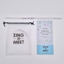 Zing Je Mee® Officiele Lax Vox Siliconen slang - Met maatstrepen - 35 cm - Inclusief handleiding - Professionele zangcoach - Stemmethode - Zangslang - Bubbelrietje — thumbnail 1
