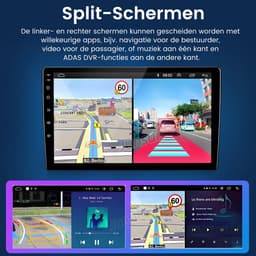 Awesafe Autoradio 6GB+128GB met Carplay en Android auto - Geschikt voor Mercedes Benz A, B, V klasse, Vito, Viano Sprinter en Vw Volkswagen Crafter 2004-2017 - Radio scherm met Navigatie GPS - 8 Kern V1PRO Versie - Draadloos Apple Carplay & Android — thumbnail 2