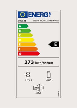 CREATE - 402L combi-koelvriescombinatie met Space Pro en Care+ - Mokka - FRIDGE STUDIO COMBI PRO 402 — thumbnail 2