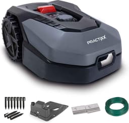 Practixx Robot Maaier PX‑RRM‑600Wi – Automatische Grasmaaier tot 600 m² | 18 cm Snijbreedte | 20‑60 mm Maaihoogte | Regen­sensor | Edge‑maai‑functie | App‑besturing | 35 % Hellingshoek | 13,94 kg Indsutrialhome — thumbnail 3