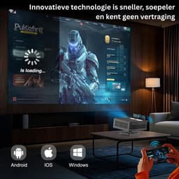 Thuys – Mini Beamer – Projector – Met Wifi – Bluetooth — thumbnail 5