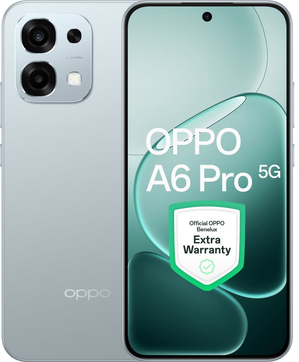 OPPO A6 Pro 5G 8+256GB Lunar Titanium - Extra Garantie — afbeelding 1
