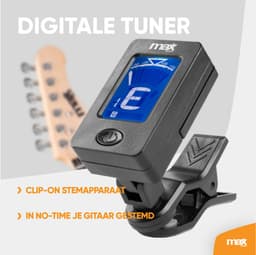 Elektrische gitaar met gitaar versterker - MAX Gigkit - 4/4 - Perfect voor beginners - incl. gitaar stemapparaat, gitaartas en plectrum - Zwart — thumbnail 4