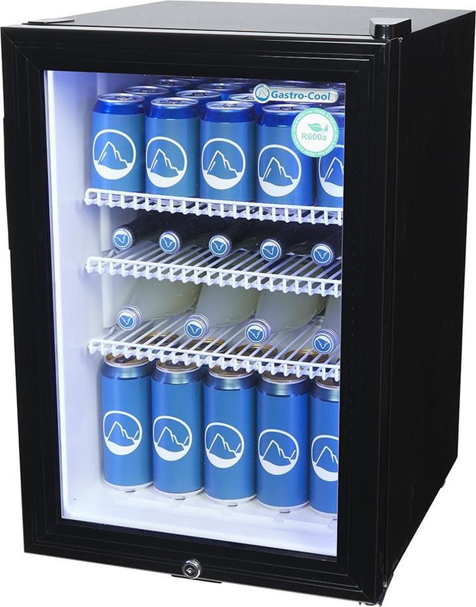 Gastro-Cool KW65 - Flessenkoelkast - Zwart — afbeelding 1