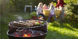 Barbecue - Houtskool Barbecue - Inclusief verwijderbare Aslade - Barbecues - Ø 38 cm - Houtskoolbarbecue - Fancylifestyle - met windschild - BBQ - vlees en vis - compact — thumbnail 5
