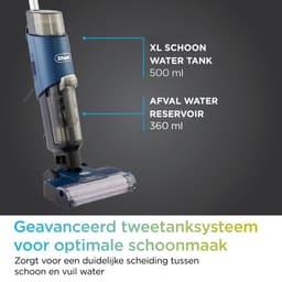 Shark HydroVac 3-in-1 Vloerreiniger met Snoer - Stofzuigen, Dweilen en Zelfreiniging - Steelstofzuiger met Dweilfunctie - Wet & Dry Dweilapparaat - WD100EU — thumbnail 3