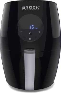 BROCK Digitale Airfryer 3.5L – 1200W Heteluchtfriteuse Zonder Olie – PFAS-vrij, Antiaanbaklaag & Touchscreen – Zwart — thumbnail 1