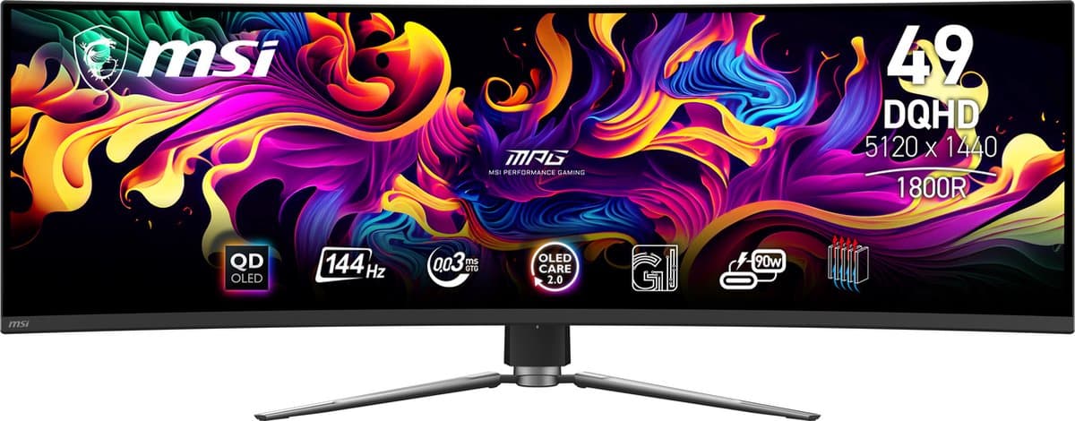 MSI MPG 491CQP QD-OLED Curved — afbeelding 1
