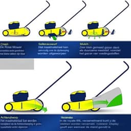 Grasmaaier benzine zelfrijdend - Grasmaaier benzine zelftrekkend - 4-taktmotor - Schnittbreite 55cm/Rood - Zwart — thumbnail 2